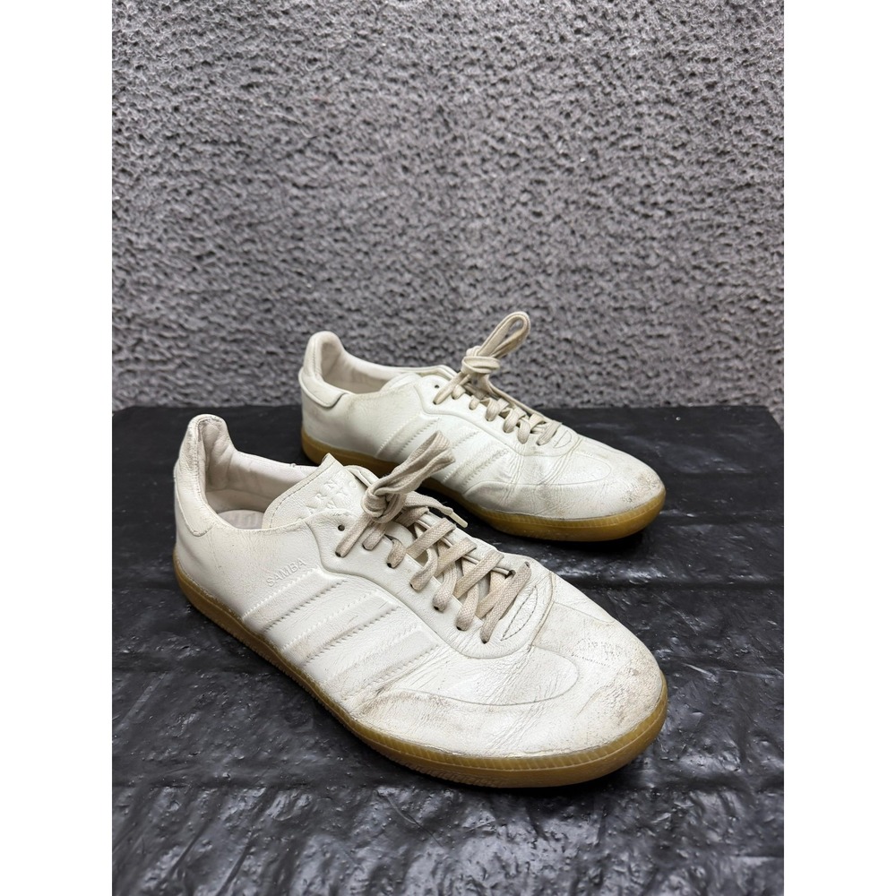 Barneys New York x Adidas Samba Deconstructed Sneakers White Gum Size 9.5 US